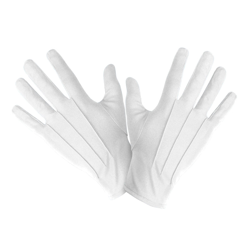 Handschuhe Clown Weiß, One Size