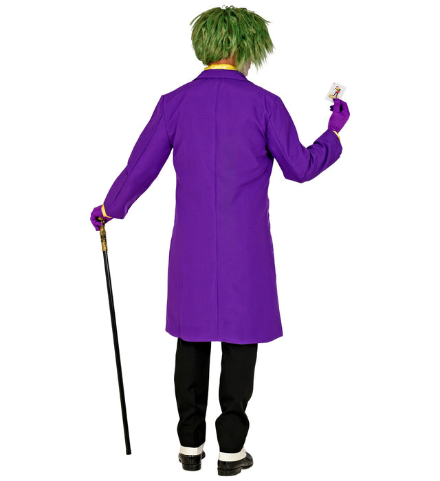 Teuflisches Clown Kostüm "Joker" für Erwachsene | Mehrfarbig