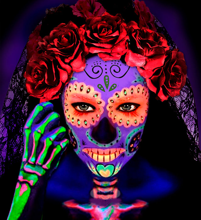 Neon UV-Licht Make-Up Stifte | Bunt