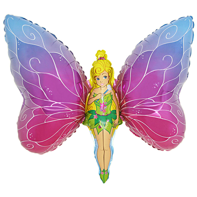 34" Shape Folienballon Lose - Schmetterlings Fee | HFE