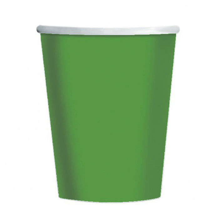 Pappbecher Dunkelgrün 266ml./8St.