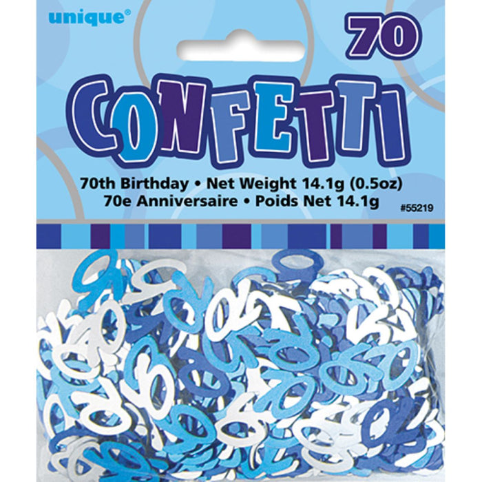 Konfetti Metall 14g Glitz #70 Blau