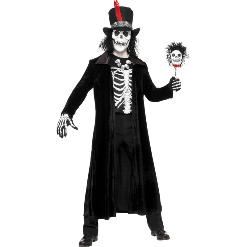 Kostüm Sensenmann Voodoo Hexer incl. Maske Gr.M