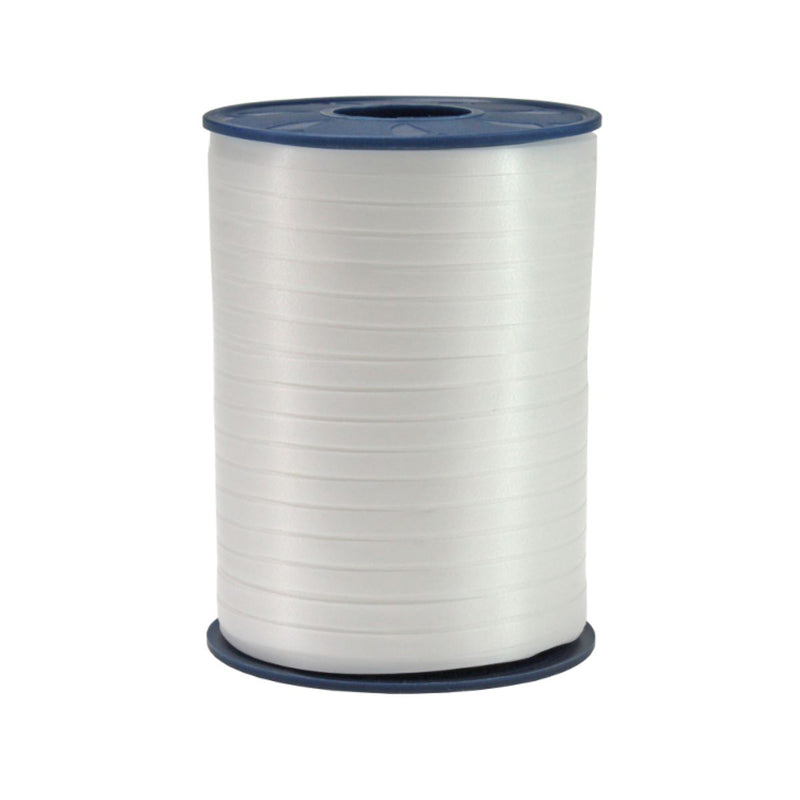 Geschenkband Polyband 5mm/500m Weiß 01