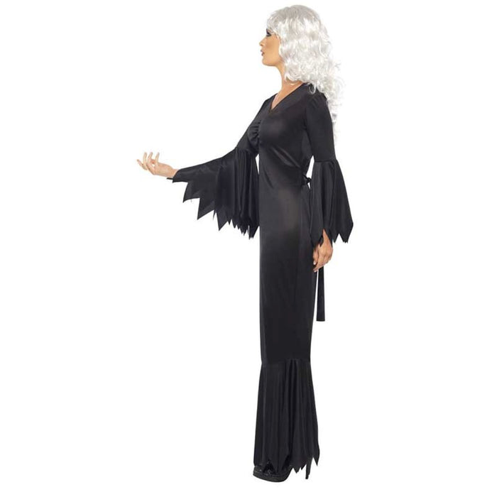 Kostüm Lady Vampir Schwarze Robe Gr.M