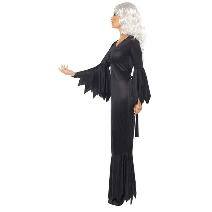Kostüm Lady Vampir Schwarze Robe Gr.M