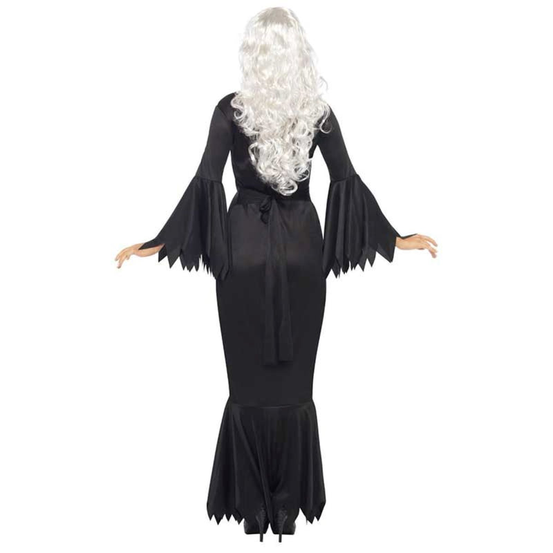 Kostüm Lady Vampir Schwarze Robe Gr.M