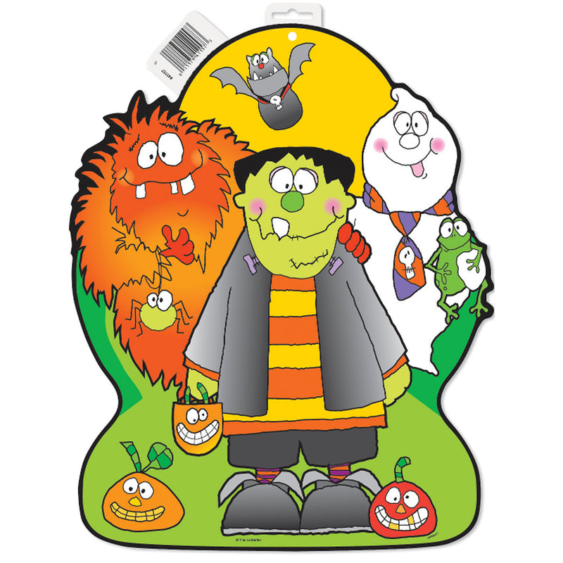 CutOut Halloween kleine Monster ca. 42cm