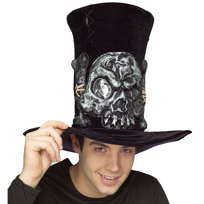 Hut Zylinder Gothic Silbersch.