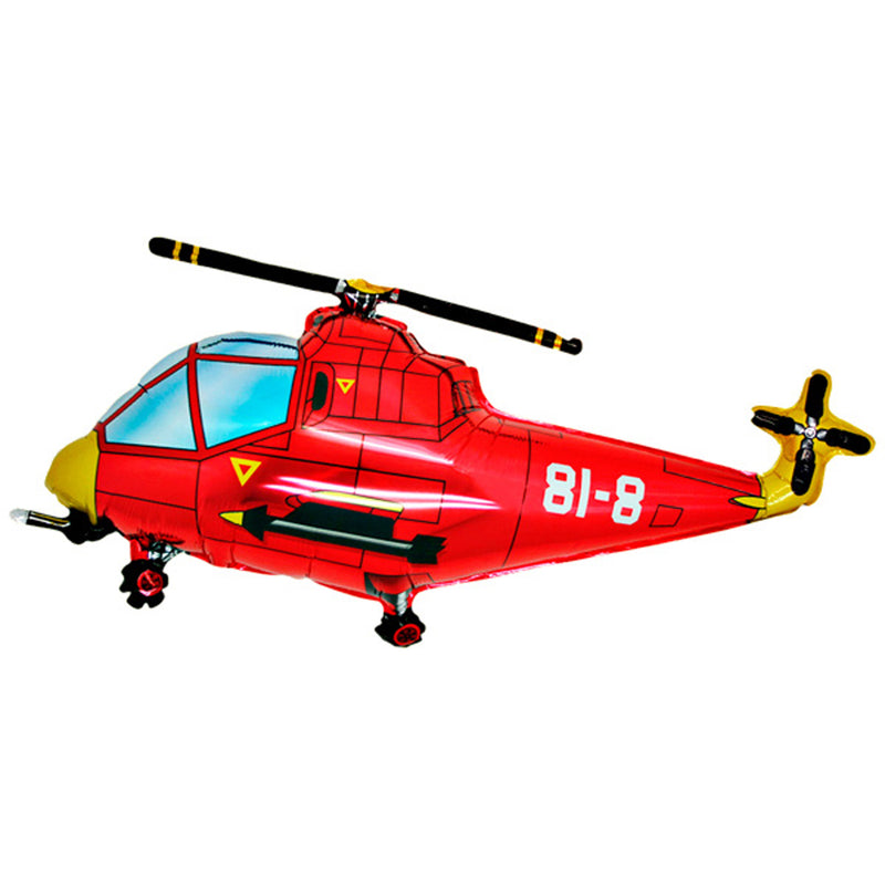 14" Miniloon "Hubschrauber Rot" (unverpackt)