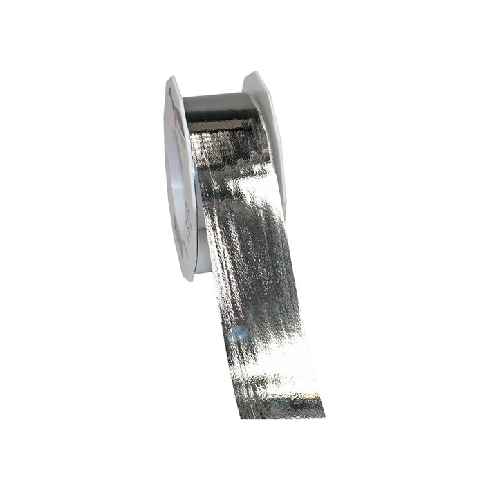 Geschenkband Polyband 40mm/25m Metallic Silber