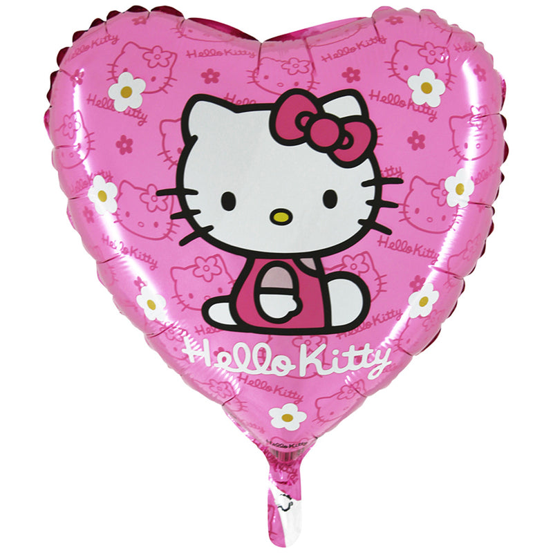 18" Herz Folienballon Lose - Hello Kitty Gänseblümchen Pink | HF18