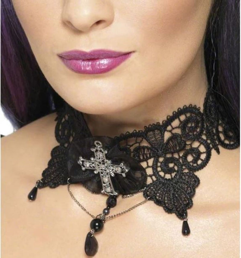 Halsband Spitze Gothic