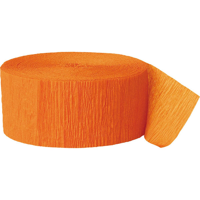 Kreppband Uni 25m Orange