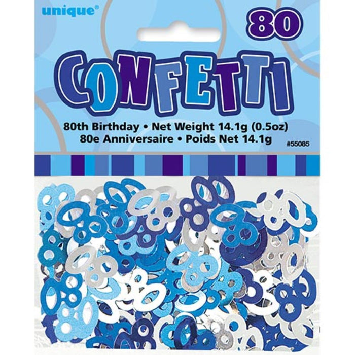 Konfetti Metall 14g Glitz #80 Blau