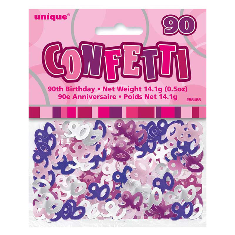 Konfetti Metall 14g Glitz #90 Pink
