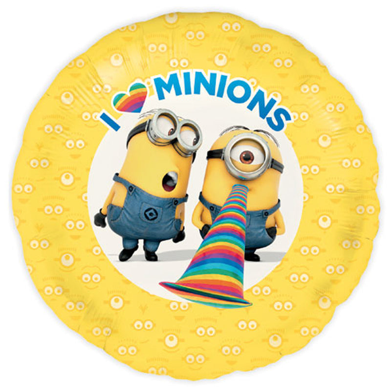 18" Folienballon "Minions Made I" Ø45cm