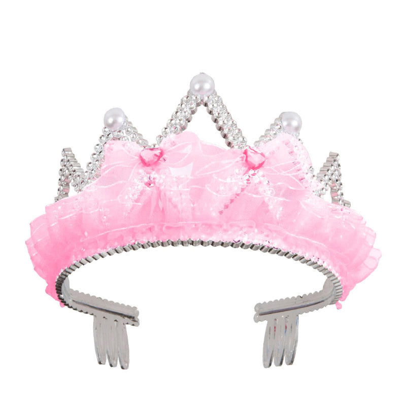 Tiara Diadem Pinke Schleife