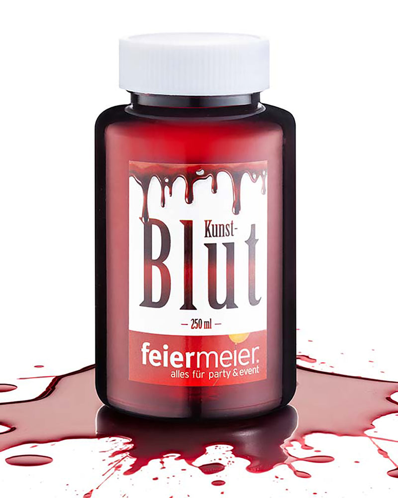 Kunstblut Vampirblut – 250 ml Flasche | Hochwertiges Filmblut für realistische Spezialeffekte | Ideal für Halloween
