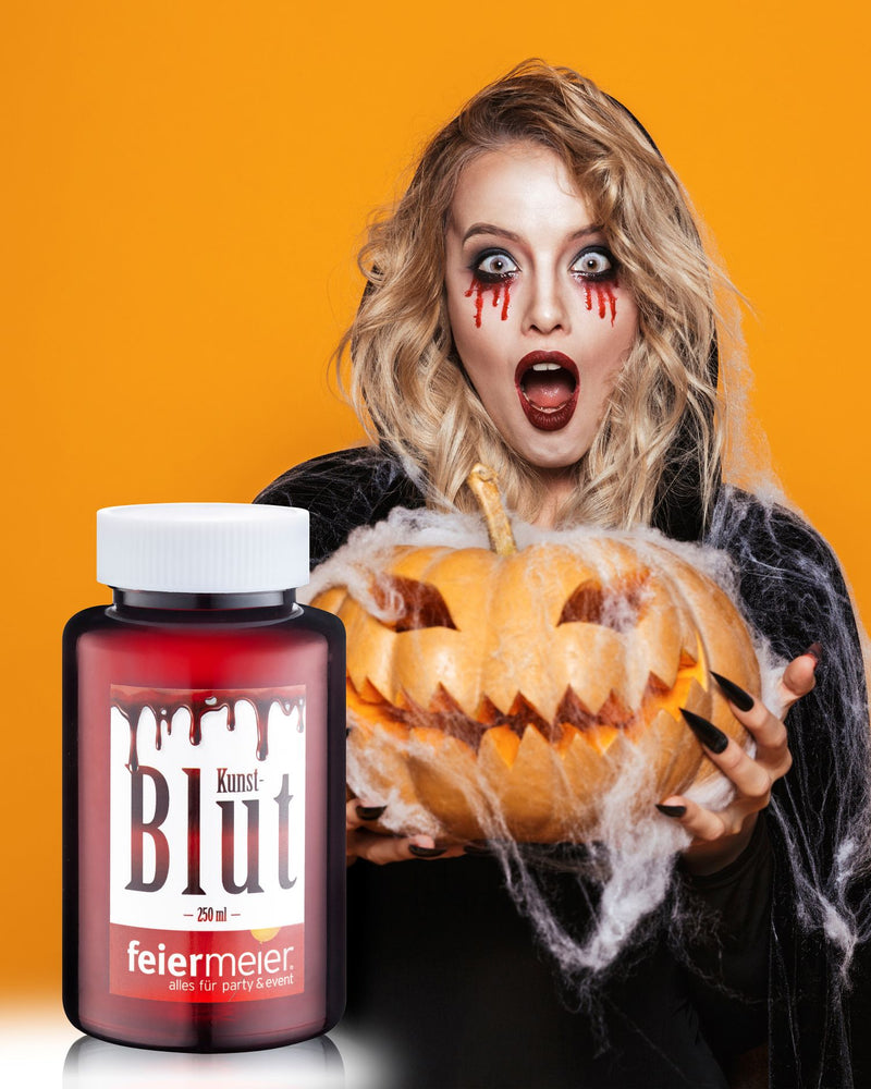 Kunstblut Vampirblut – 250 ml Flasche | Hochwertiges Filmblut für realistische Spezialeffekte | Ideal für Halloween