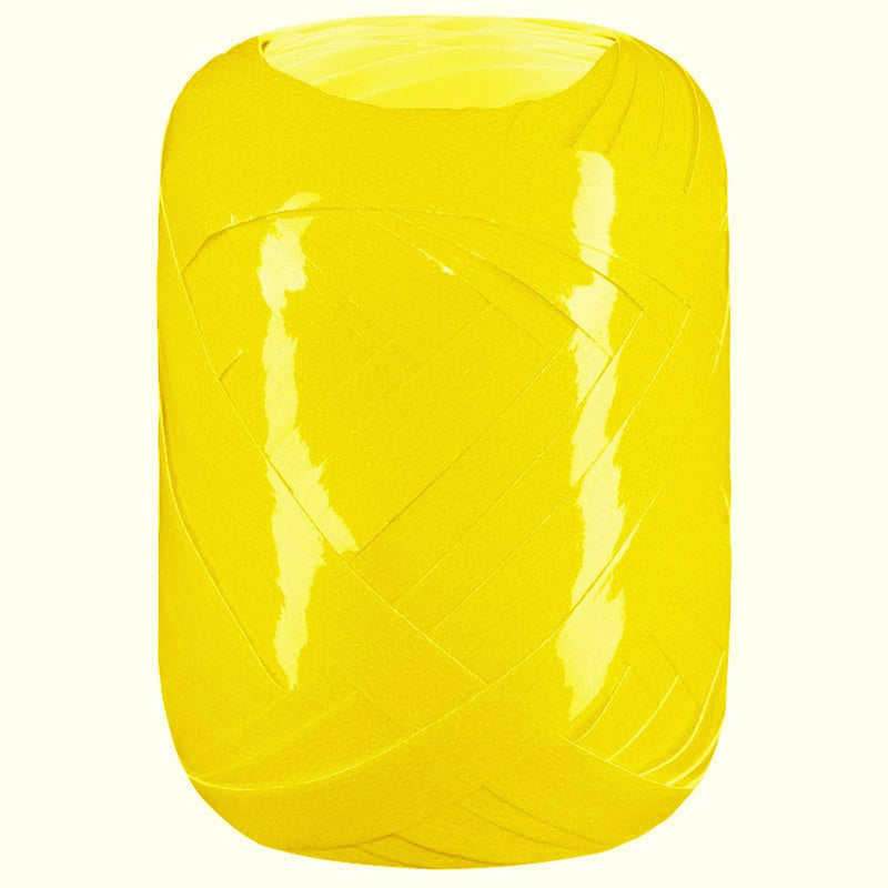 Kräuselband Neonlack 7mm/15m Gelb