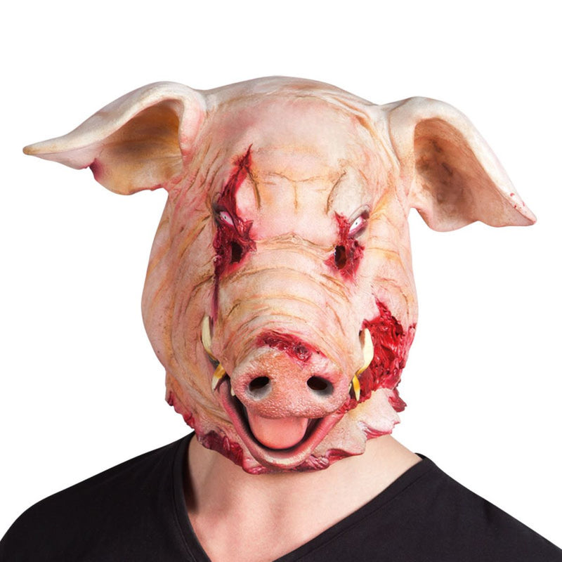 Halloween Latex Maske "Blutiges Schwein"