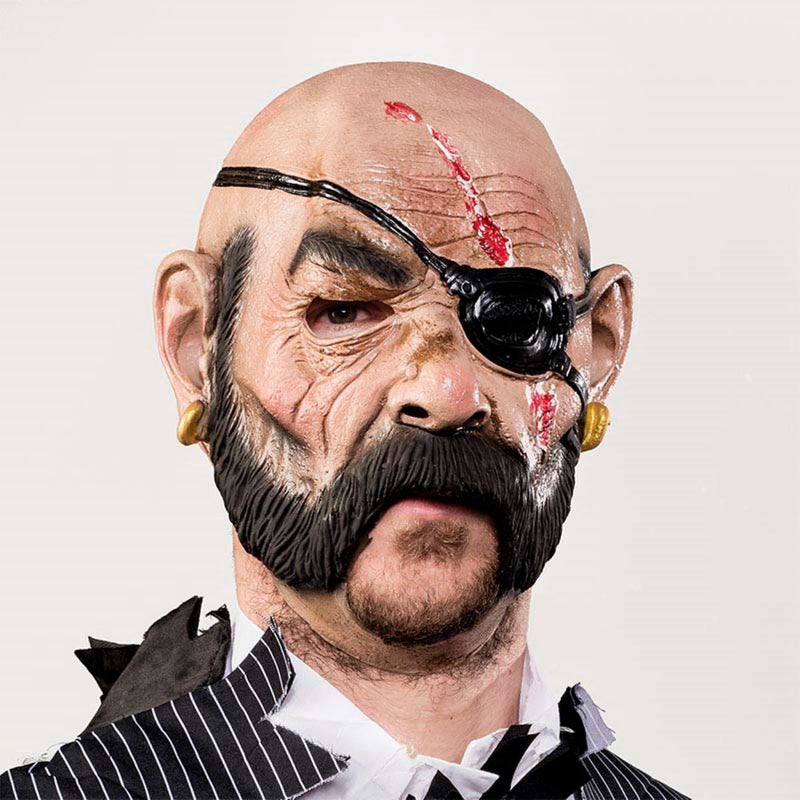Maske Moving Mouth Pirat