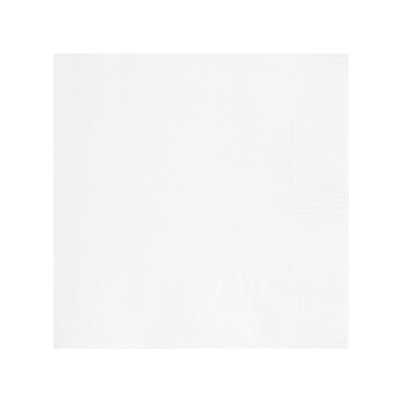 Servietten Uni 33x33cm/50St. Weiss