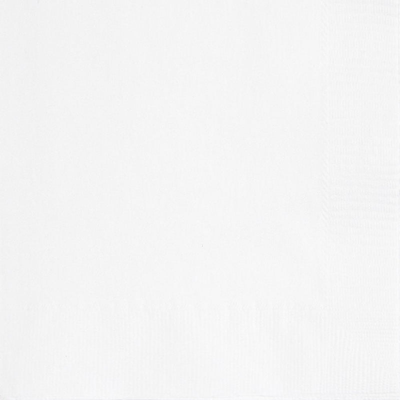 Servietten Uni 33x33cm/50St. Weiss