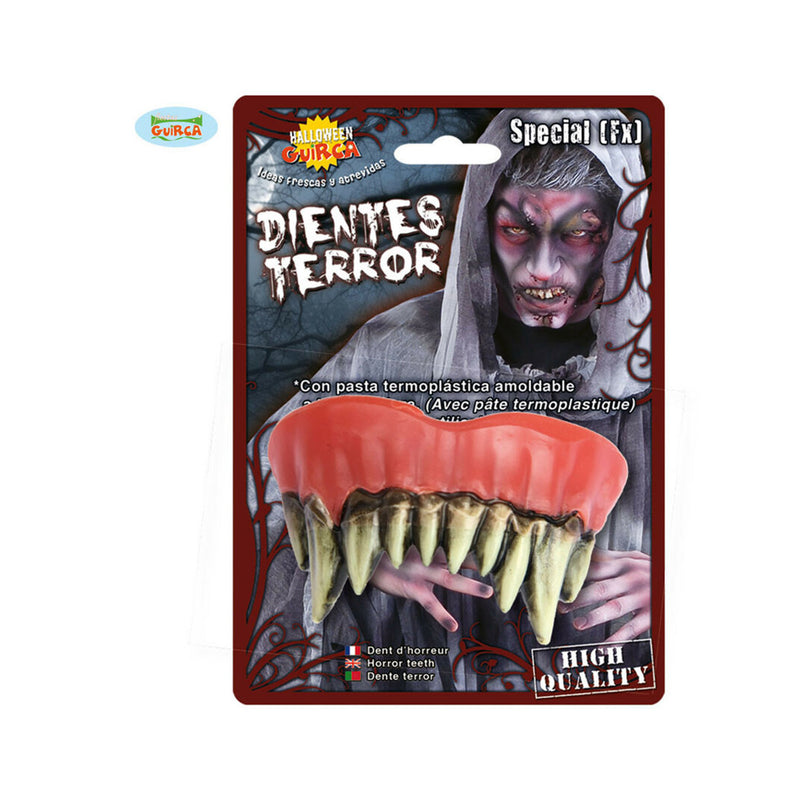 Zähne Monster Reißzahn dunkel thermoplastisch