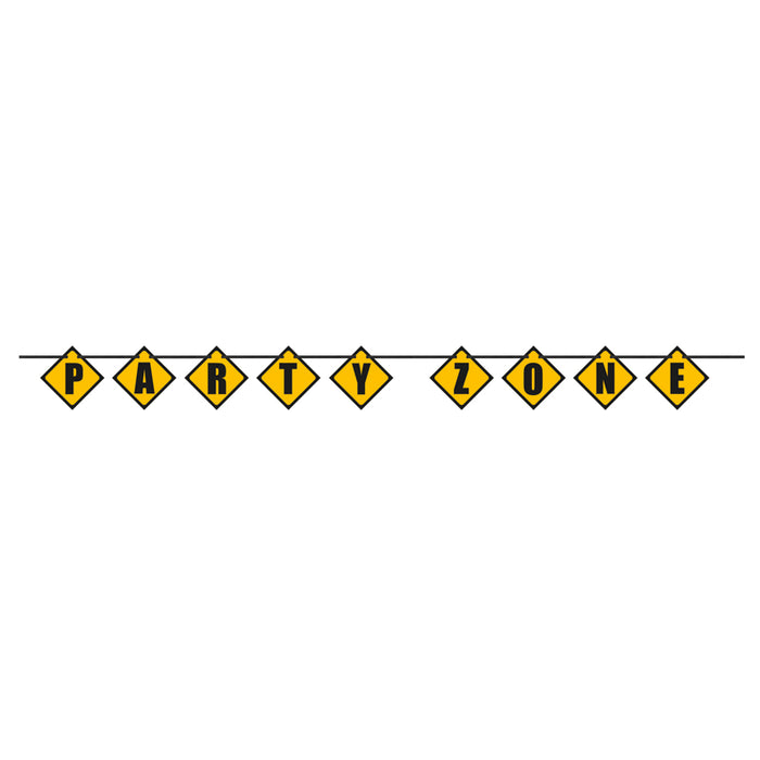 Buchstabengirlande Baustelle