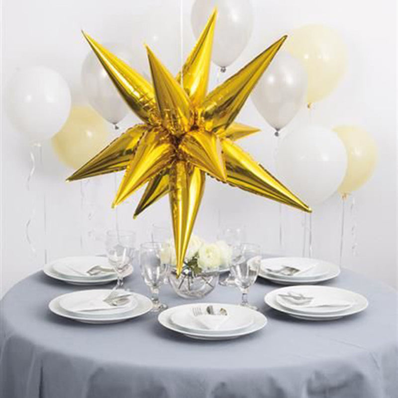 ABC 3D-Ballon Stern 101cm Gold