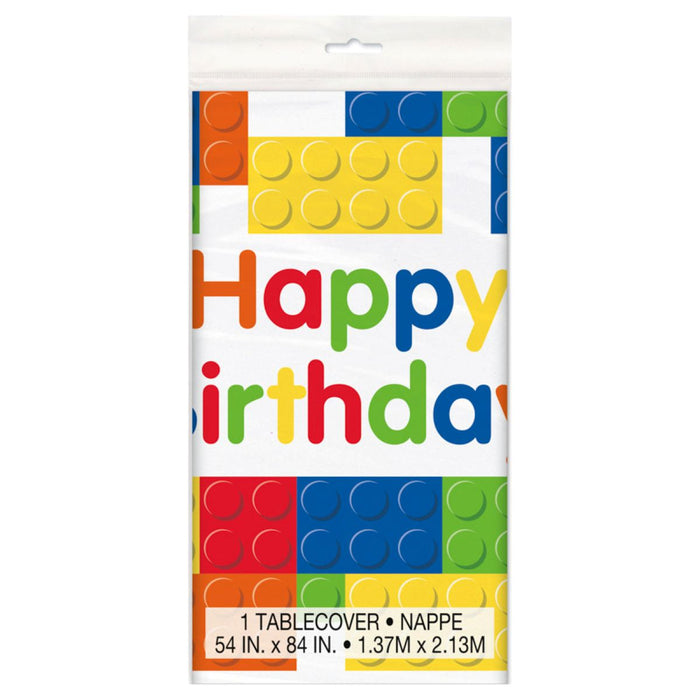 Tischdecke PVC HB Blocks 137x213cm