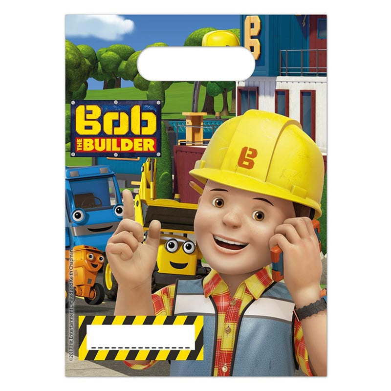 Geschenktüte Bob the Builder 6Stk./16x23cm
