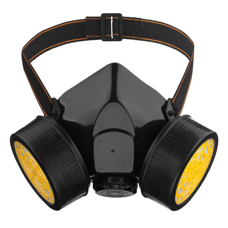 Maske Gasmaske Steampunk Schwarz