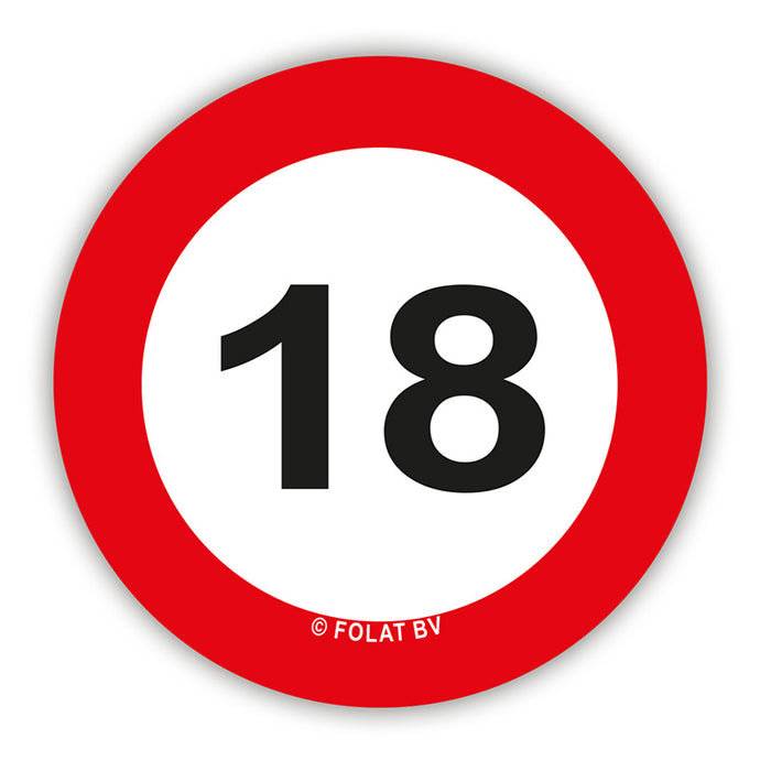 Konfetti Verkehrsschild #18 | 21 g