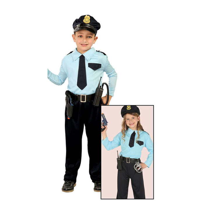 Kostüm Kid Polizist, 5-6 Jahre