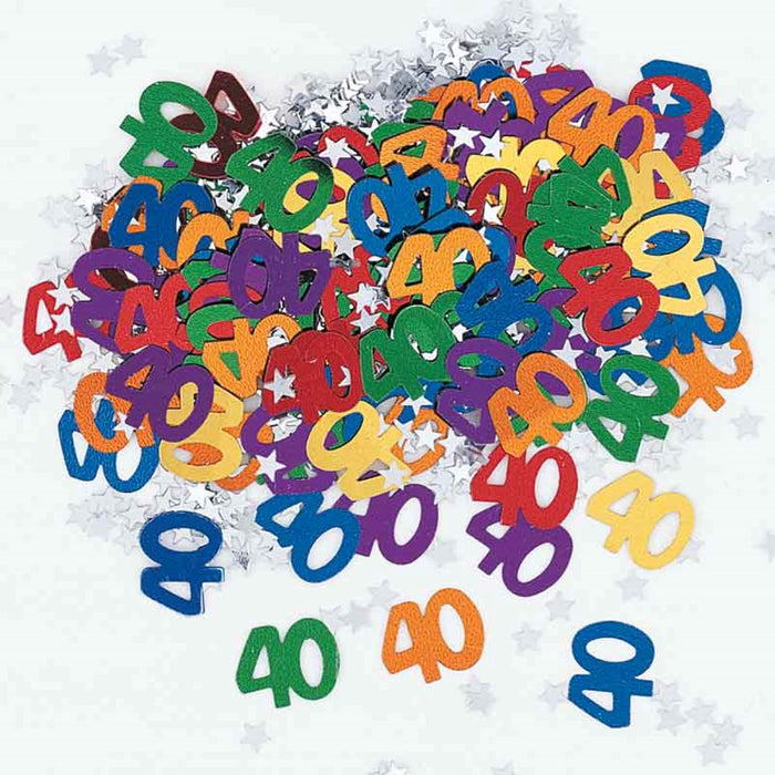 Konfetti Metall 14g #40 Bunt