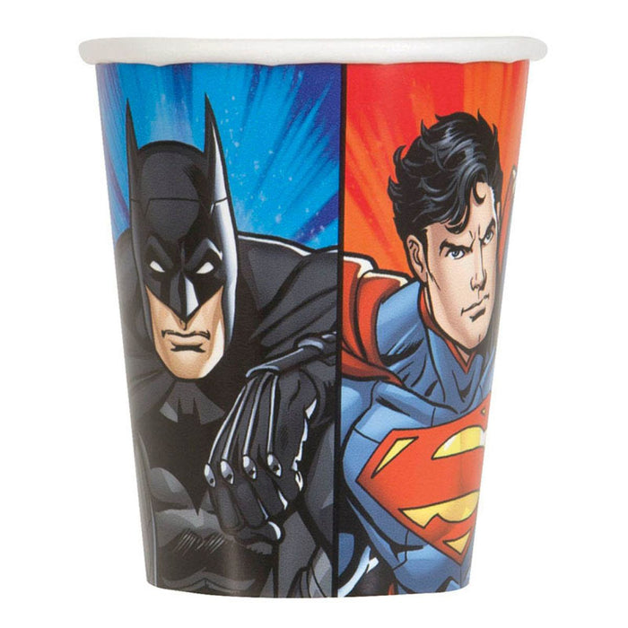 Pappbecher Justice League 266ml/8Stk.