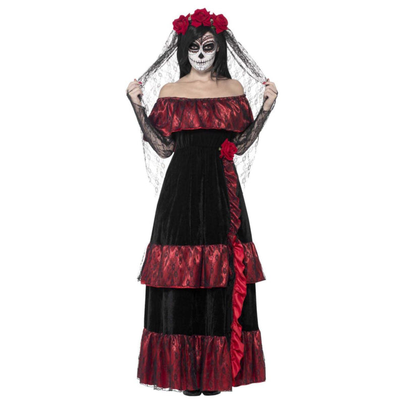 Kostüm Lady Day of the dead Samtrobe Gr.XXL