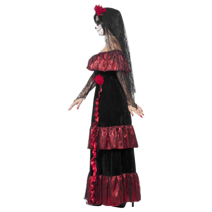 Kostüm Lady Day of the dead Samtrobe Gr.L