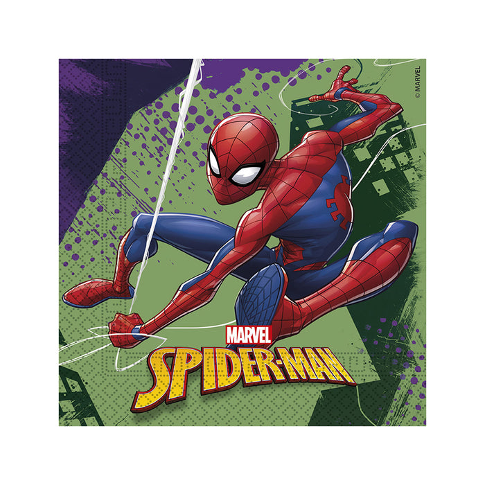 Servietten Spiderman 20Stk./33cm