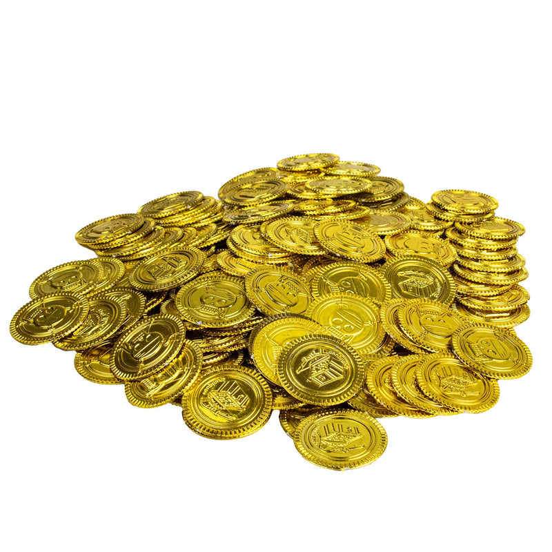 Goldmünzen Spielgeld - Piratenschatz | 144 Stück