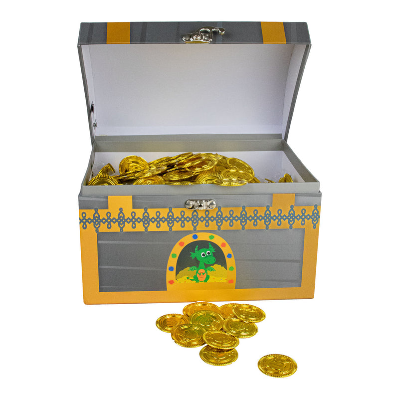 Goldmünzen Spielgeld - Piratenschatz | 144 Stück