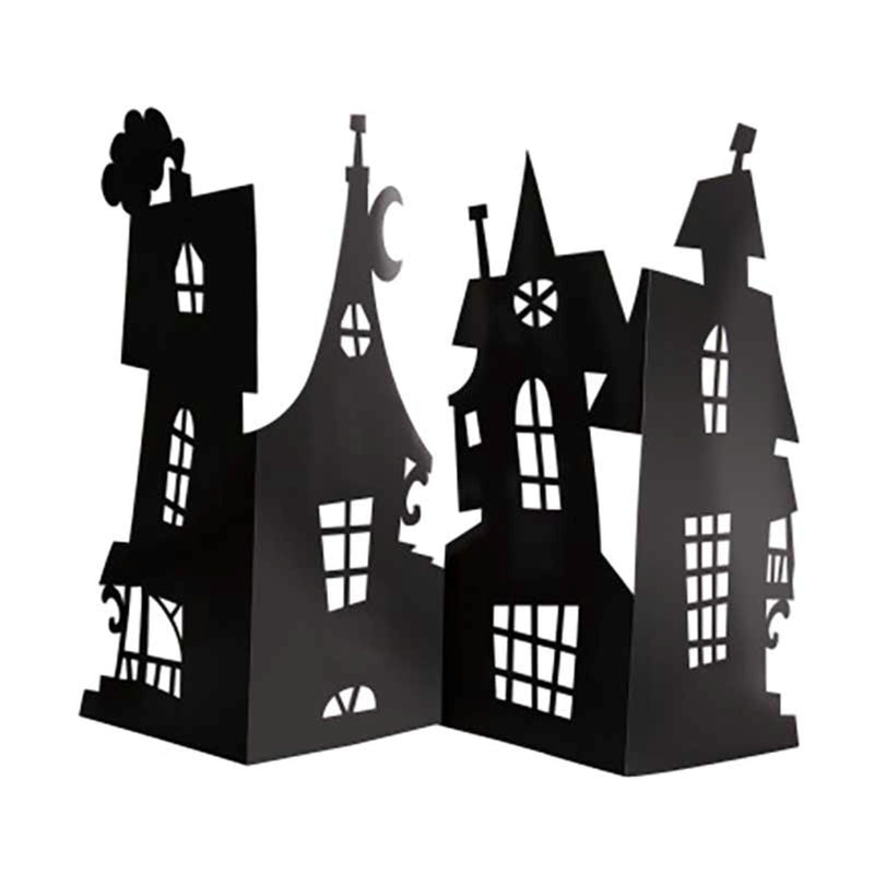 Tischaufsteller Spukhaus ca. 61 x 38cm Halloween Dekoration