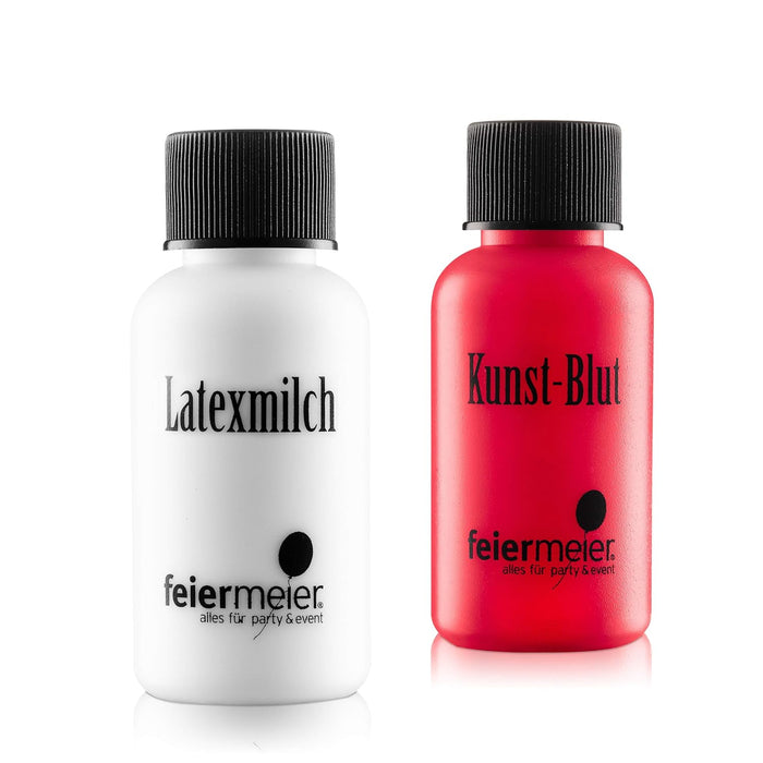 MakeUp Set Kunstblut & Latexmilch 2 x 30ml FM