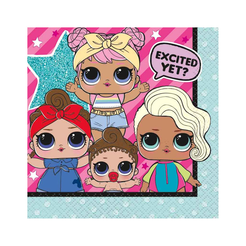 Servietten LOL Surprise! 16Stk./25x25cm