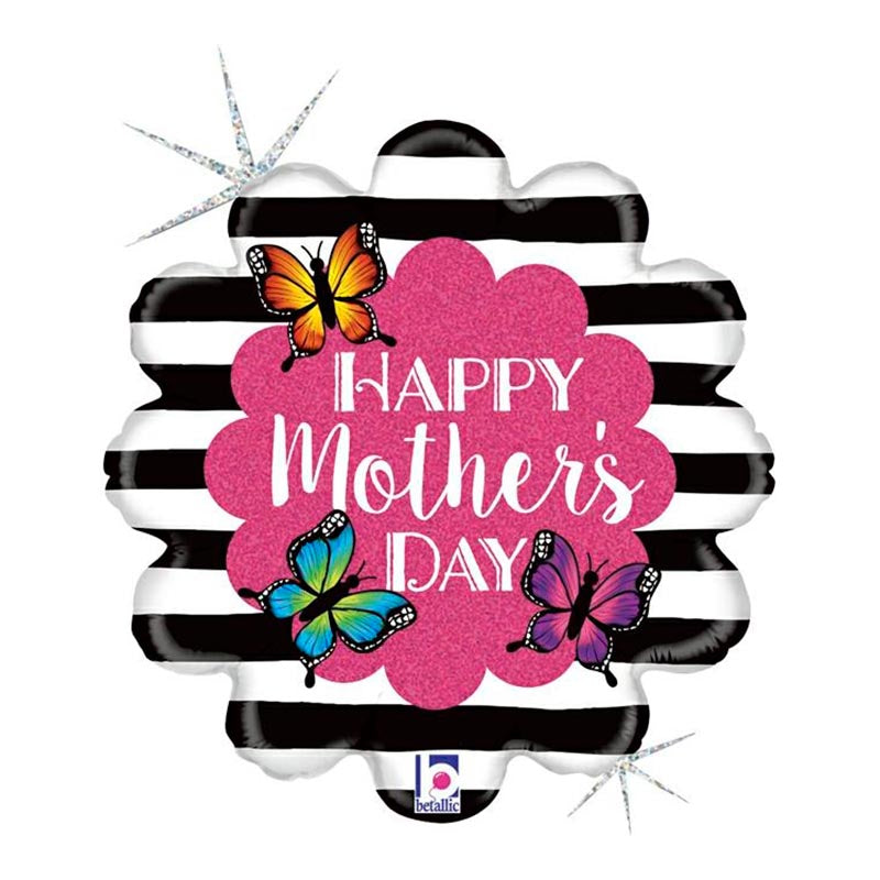 18"/Ø46cm Folienballon "Happy Mothers Day"