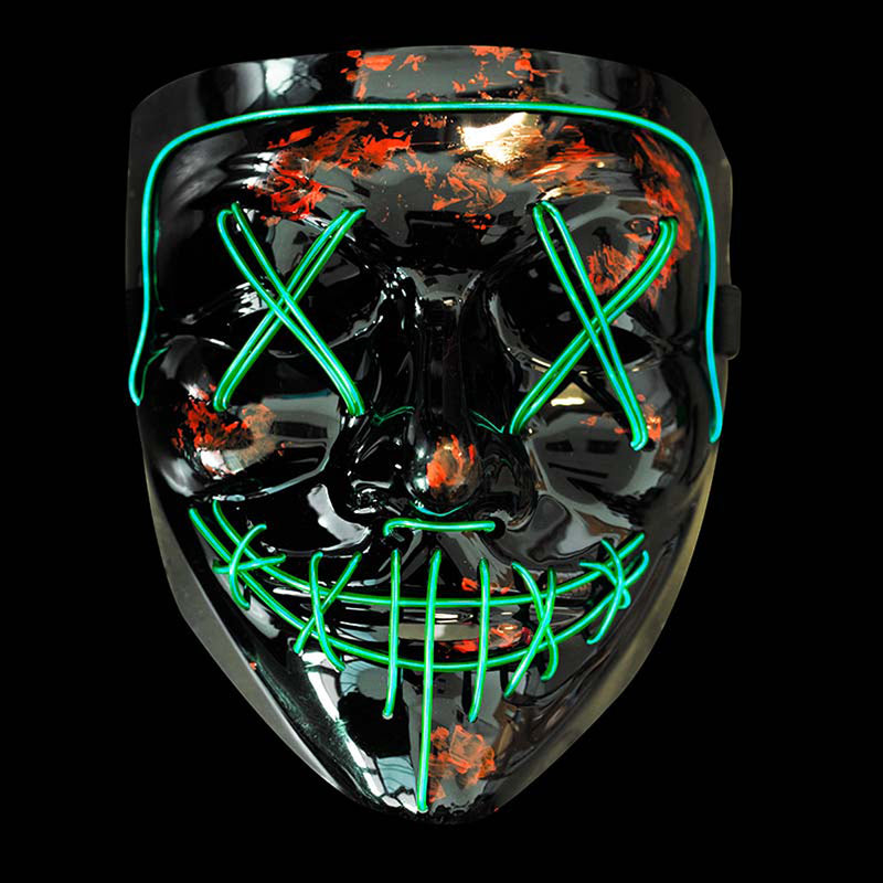 Maske LED Purge Grün