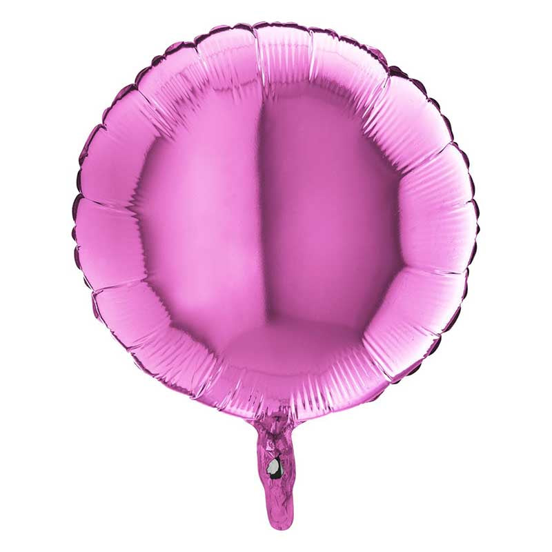 18"/Ø46cm Folienballon Uni |  Rosa